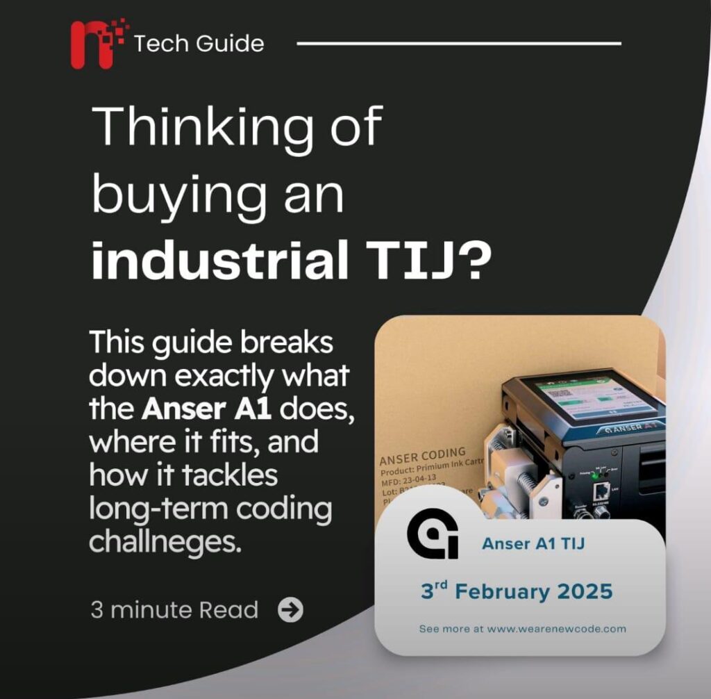 Anser A1 Industrial TIJ Printer: Features, Performance, and Complete Application Guide