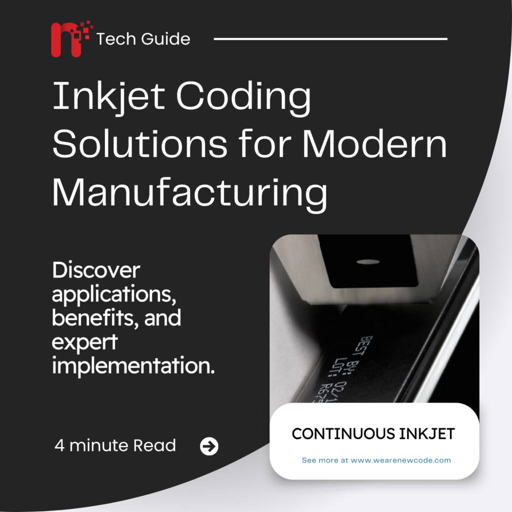 Inkjet Coders and Industrial Inkjet Coding Solutions for Modern Manufacturing