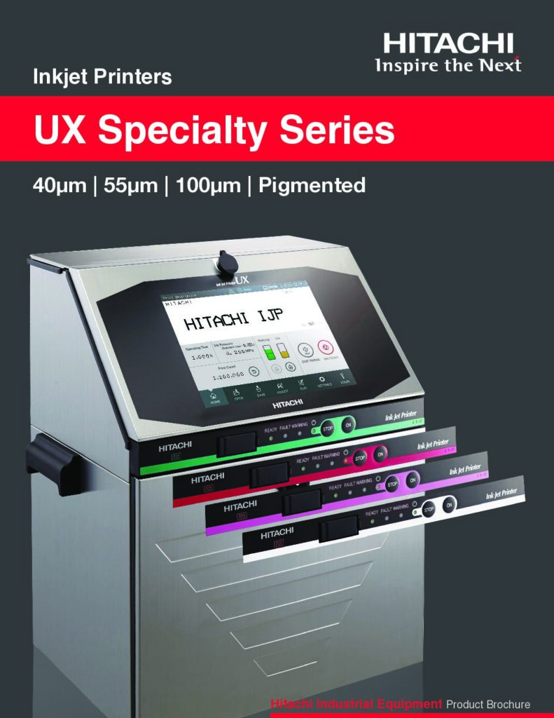 Hitachi UX Inkjet Printer UK | Advanced Industrial Coding Solutions for Maximum Efficiency